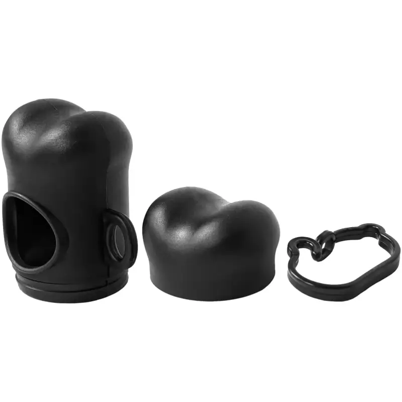 Black Bone-Shaped Poop Bag Holder - Image 3