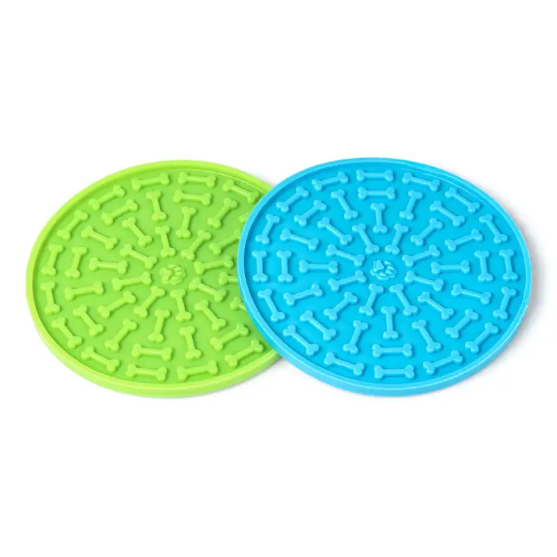 Round Anti-Stress Lick Mat for Dogs