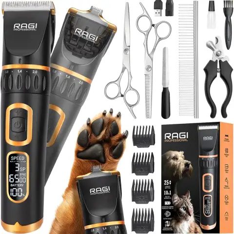 Quiet Cordless Dog Grooming Clippers