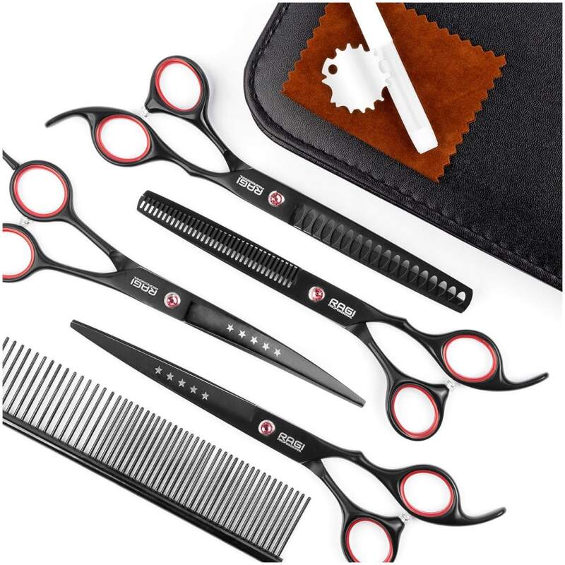 RAGI 4-Piece Dog Grooming Scissors Set