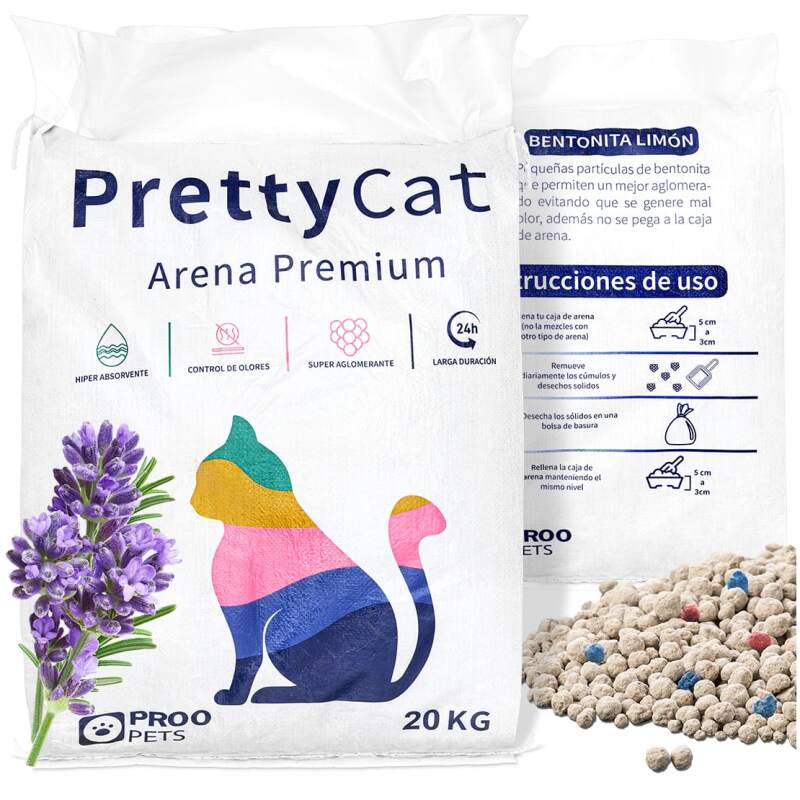 Lavender Bentonite Clumping Cat Litter, 10kg