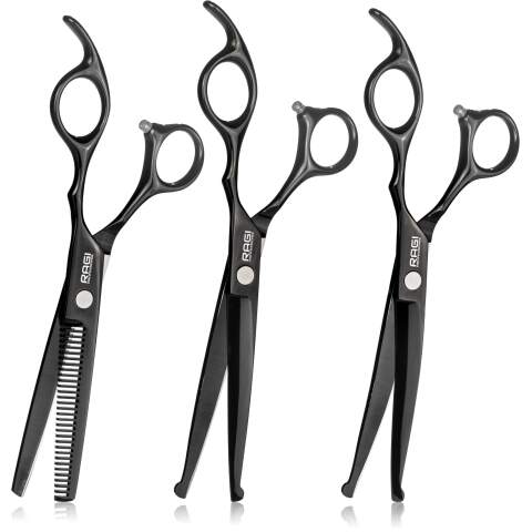 Alternative view of Professional Dog Grooming Scissors Set with Comb