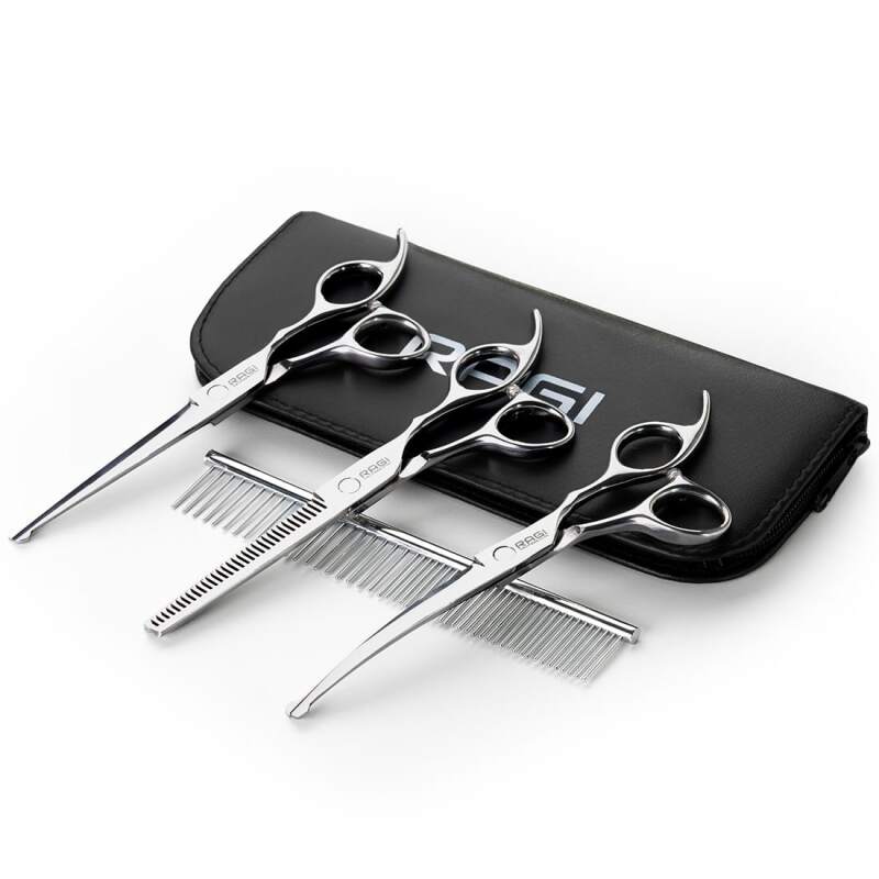 Stainless Steel Dog Grooming Scissors Set - Image 3