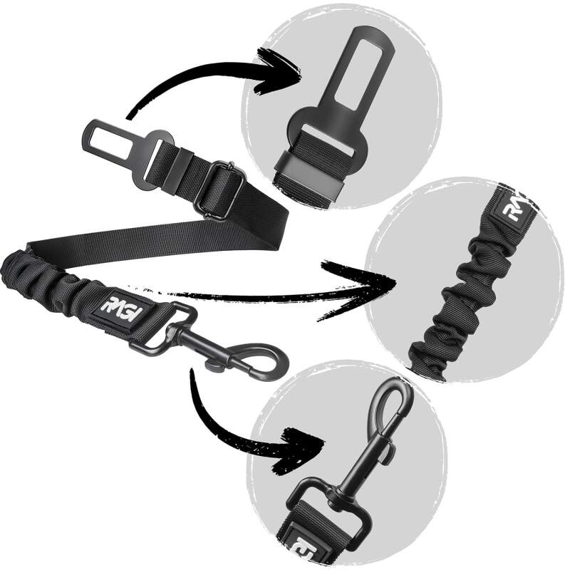 Dog Seat Belt with Shock Absorber - Image 3