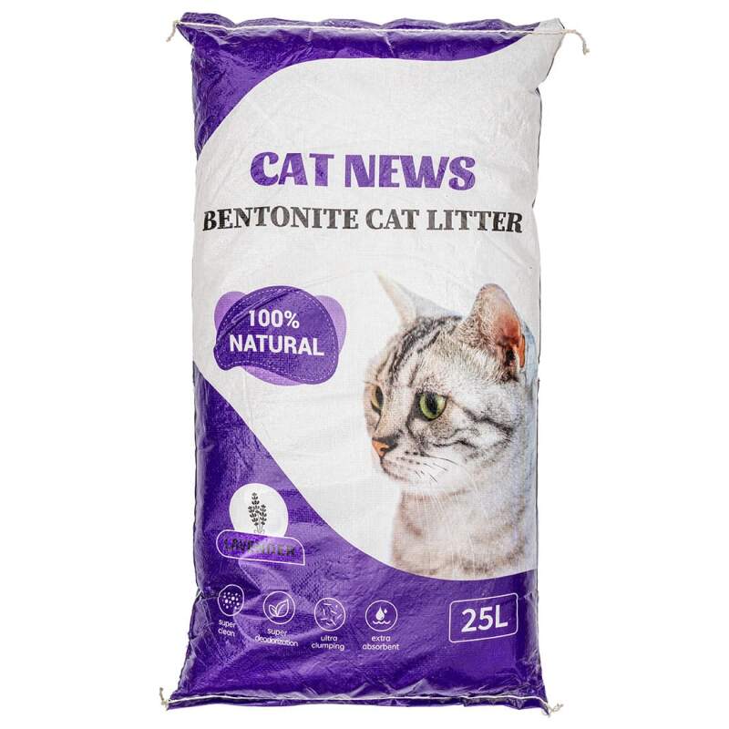 Bentonite Clumping Cat Litter, Lavender Scent, 25 L - Image 3