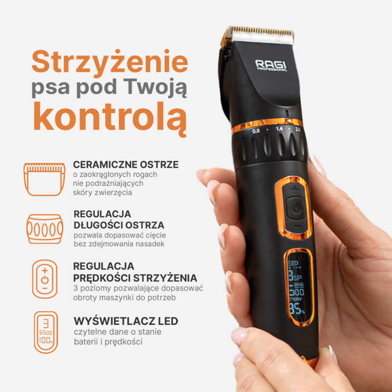 Quiet Cordless Dog Grooming Clippers - Image 5