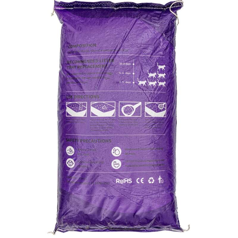 Bentonite Clumping Cat Litter, Lavender Scent, 25 L - Image 4