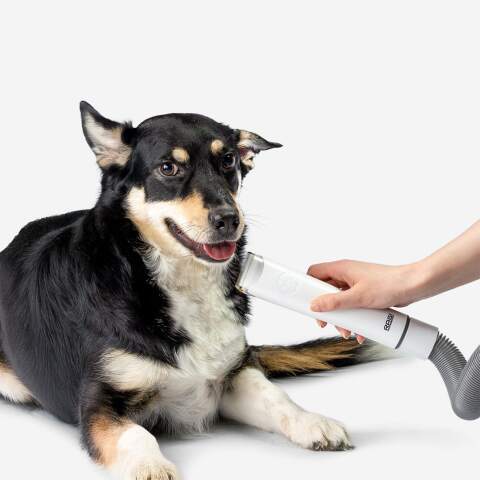 Alternative view of Dog Grooming Vacuum Kit with Clipper and Brushes
