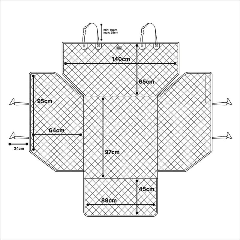 Universal Dog Cargo liner for Estates & Hatchbacks - Image 12
