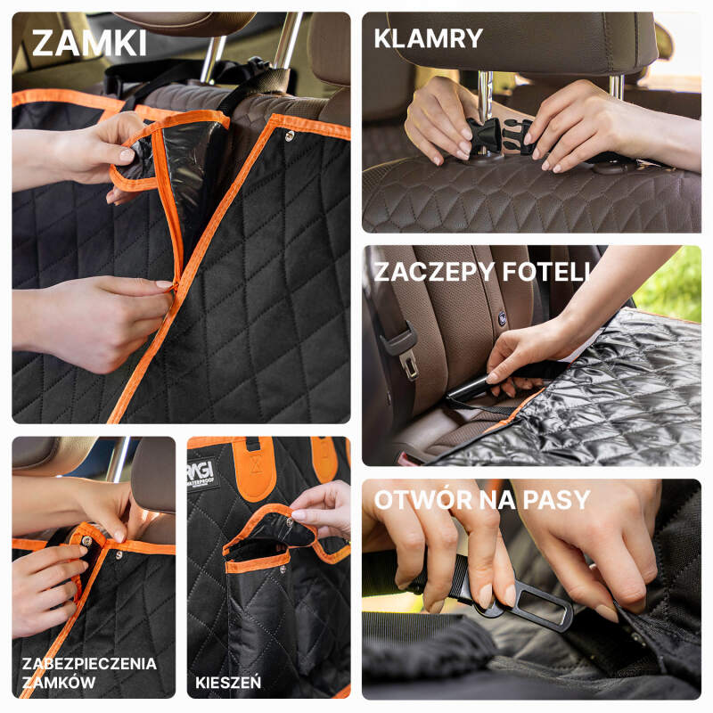 RAGI 4-in-1 Waterproof Dog Car Seat Cover - Image 6