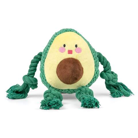 Alternative view of RAGI Plush Avocado Squeaky Dog Toy