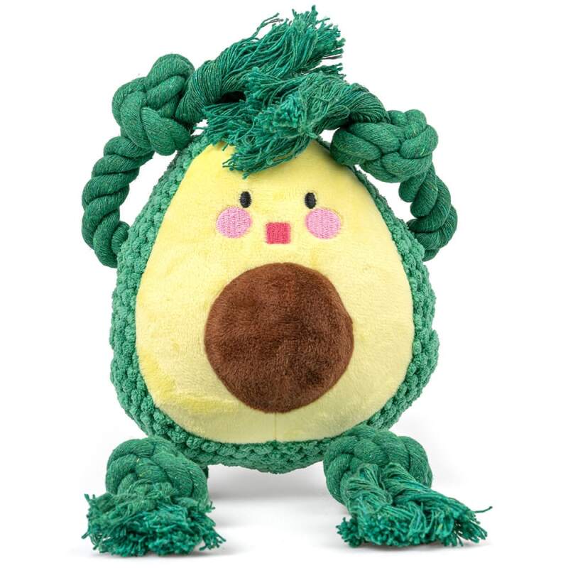 RAGI Plush Avocado Squeaky Dog Toy - Image 4
