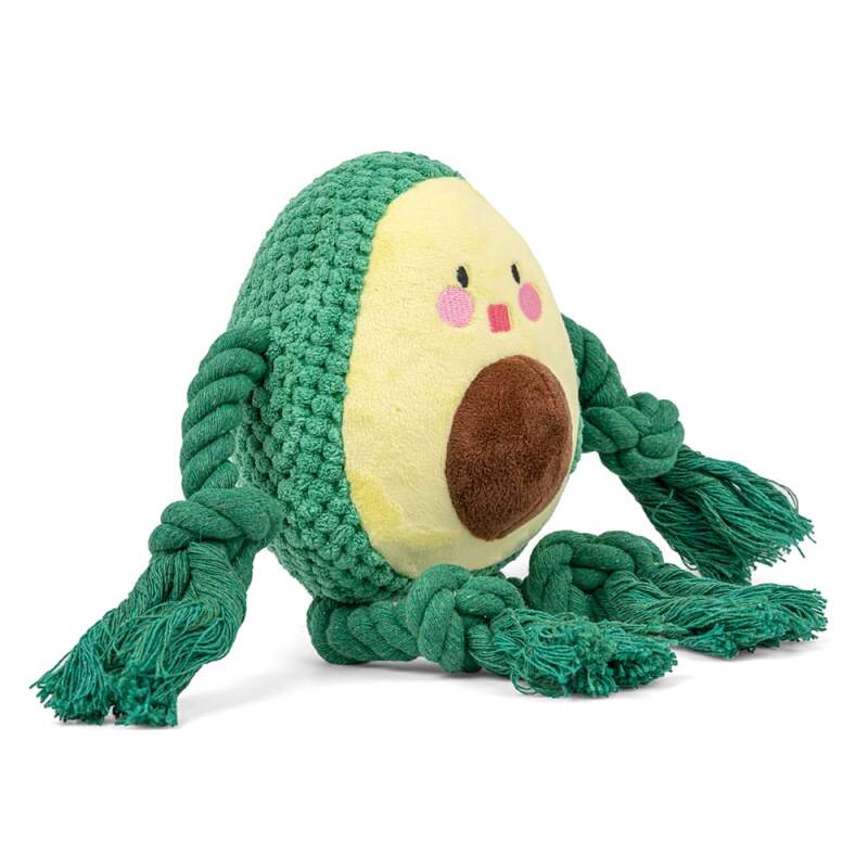 RAGI Plush Avocado Squeaky Dog Toy - Image 3