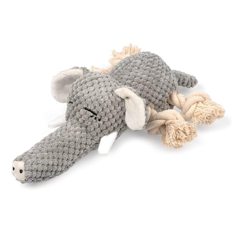 Cotton Elephant Plush Rope Dog Toy