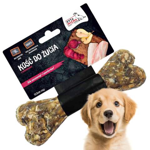 Natural Chew Bone for Puppies, 13.5 cm