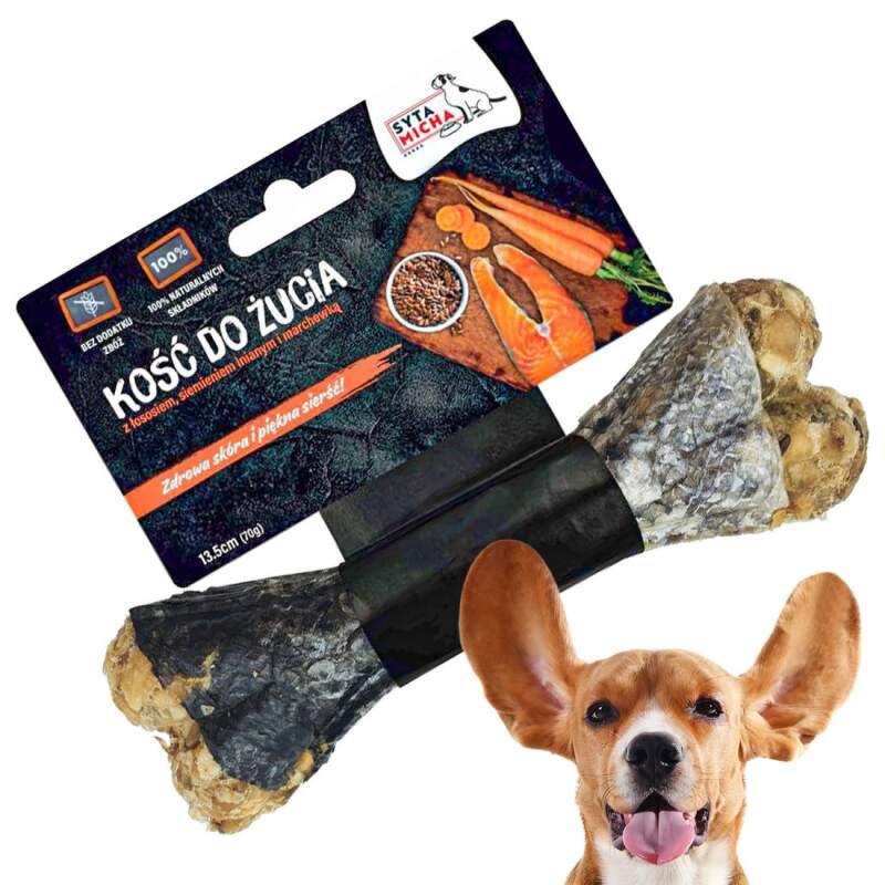 Salmon Chew Bone for a Shiny Coat