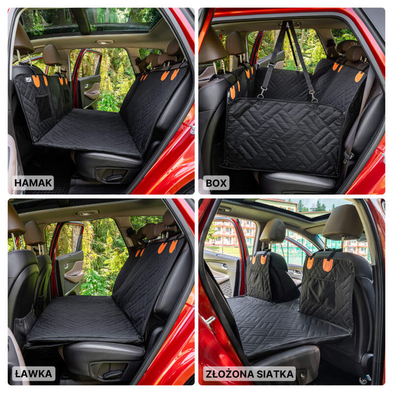 Stiffened Dog Car Seat Cover & Hammock - Image 8