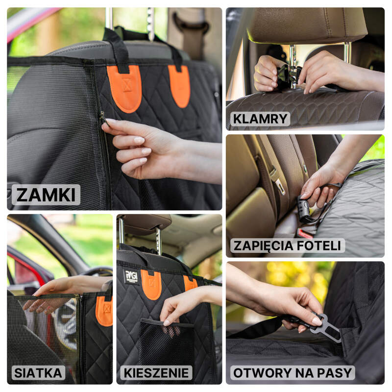 Stiffened Dog Car Seat Cover & Hammock - Image 9