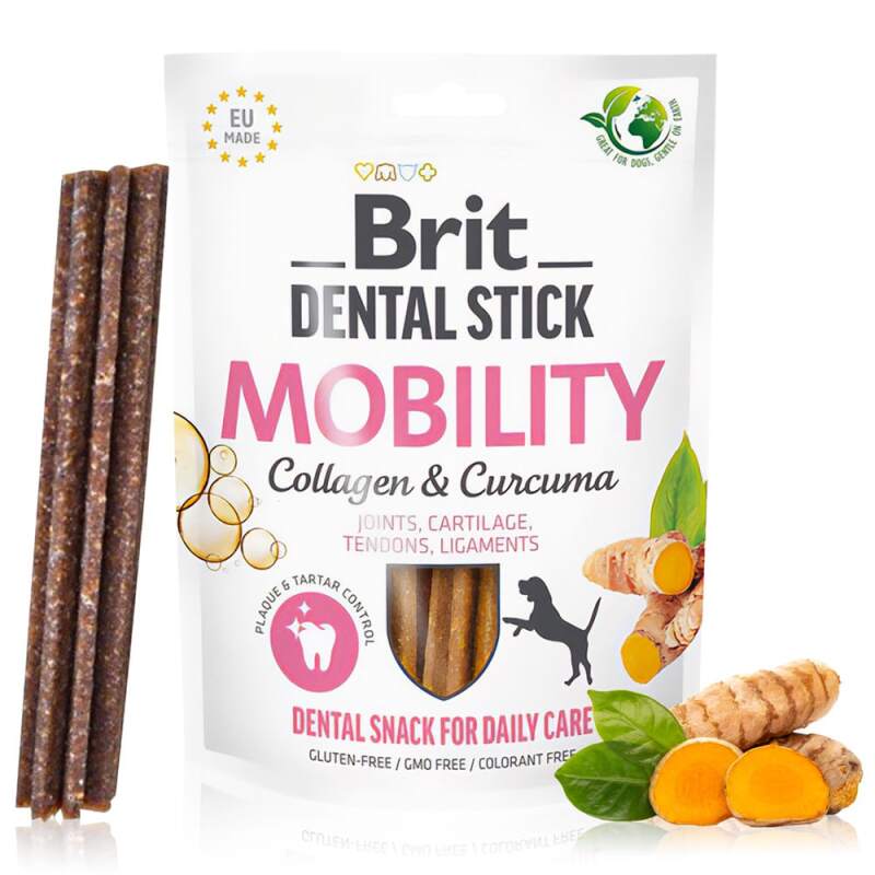 Brit Dental Stick Mobility with Turmeric & Collagen