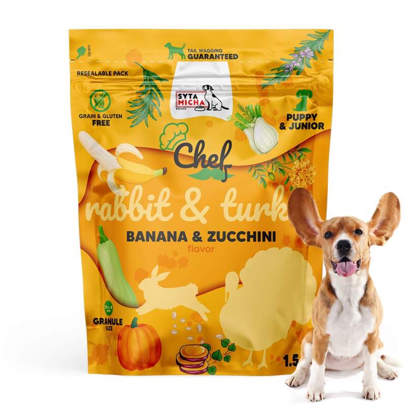 Grain-Free Puppy Food with Rabbit & Turkey (1.5 kg)