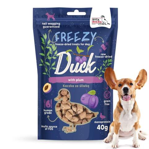 Freeze-Dried Duck & Plum Dog Treats (40 g)