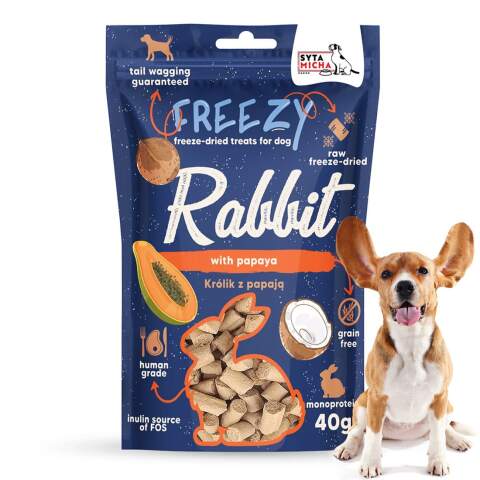Freeze-Dried Rabbit & Papaya Dog Treats (40 g)