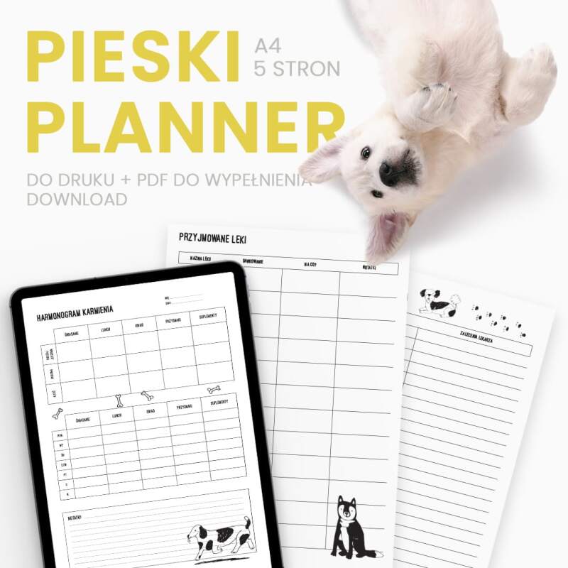 Dog Care Planner – Print-It-Yourself PDF for Every Owner