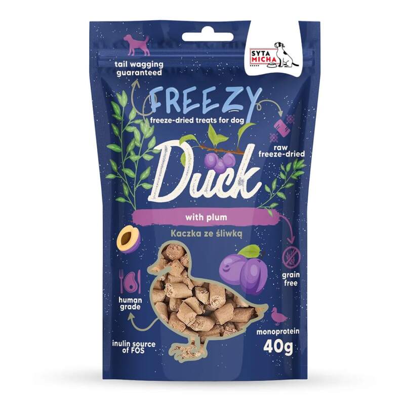 Freeze-Dried Duck & Plum Dog Treats (40 g) - Image 2