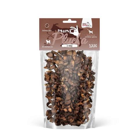 Alternative view of Mini Goat Lung Dog Treats (100g)