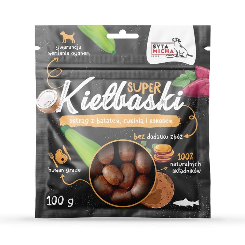 Super Sausages – Air-Dried Trout Training Treats for Dogs - Image 2