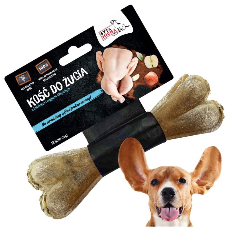 Turkey & Apple Chew Bone with Prebiotics – 13.5cm