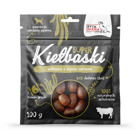 Alternative view of Beef & Seaweed Mini Sausages for Dogs