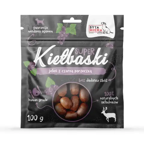 Venison & Blackcurrant Dog Sausages