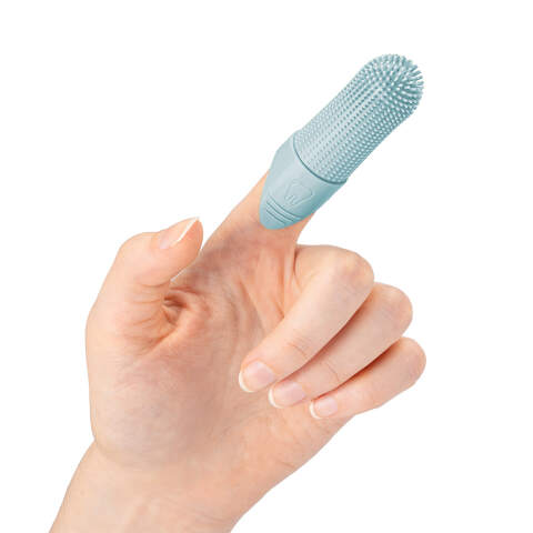 Alternative view of Silicone Finger Toothbrush for Dogs and Cats