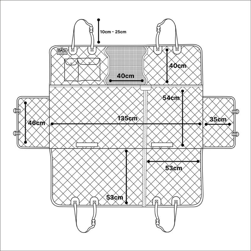 4 in 1 Waterproof Dog Car Seat Cover - Image 8