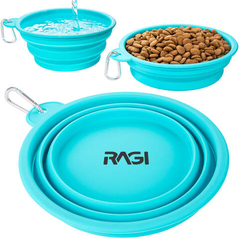 Collapsible Silicone Dog Travel Bowl 1L