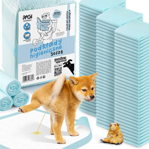 Absorbent Puppy Training Pads 60x60 cm (50 Pack)