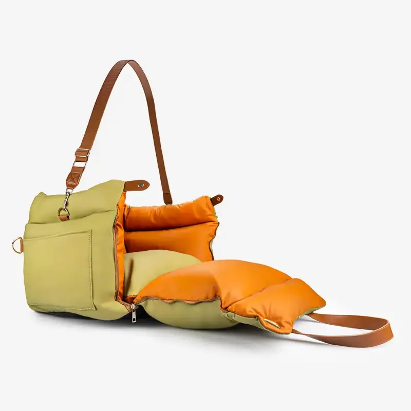 3-in-1 Dog Car Seat, Bed and Carrier (Green) - Image 3