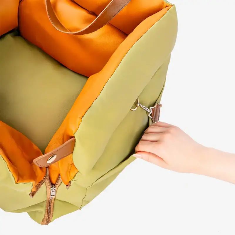 3-in-1 Dog Car Seat, Bed and Carrier (Green) - Image 6