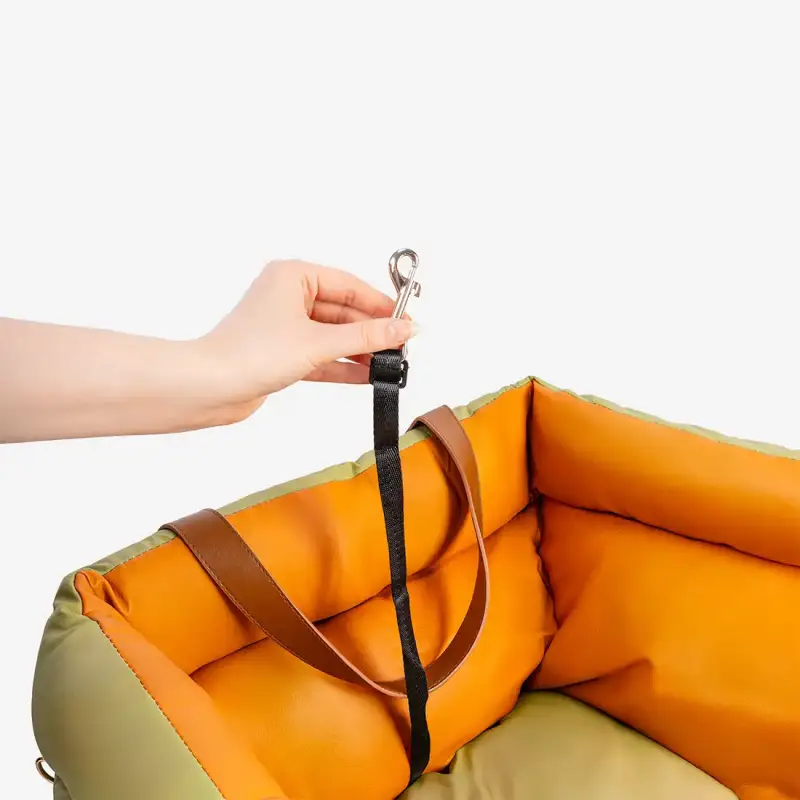 3-in-1 Dog Car Seat, Bed and Carrier (Green) - Image 7