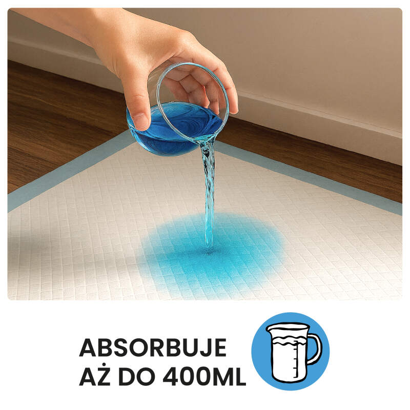 Absorbent Puppy Training Pads 60x60 cm (50 Pack) - Image 5