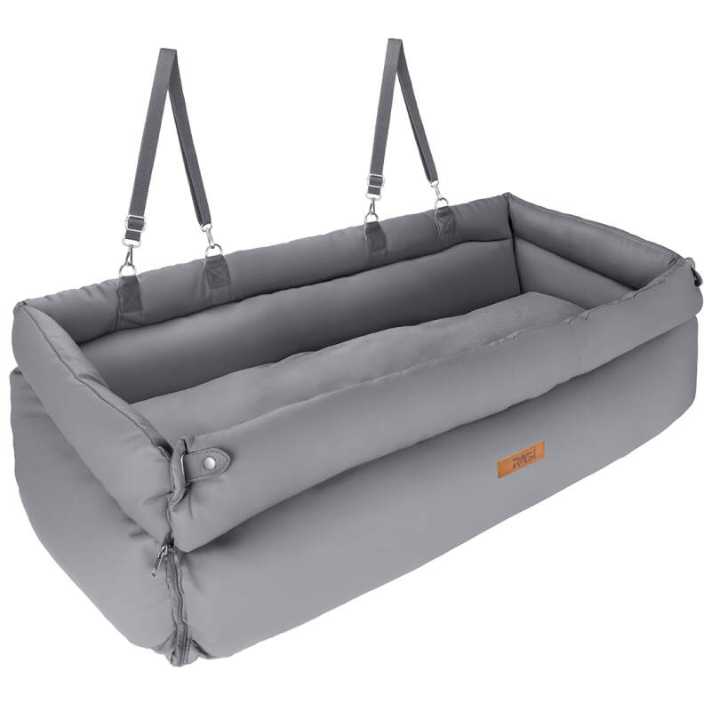2-in-1 Dog Car Seat & Travel Bed for Medium and Large Dogs
