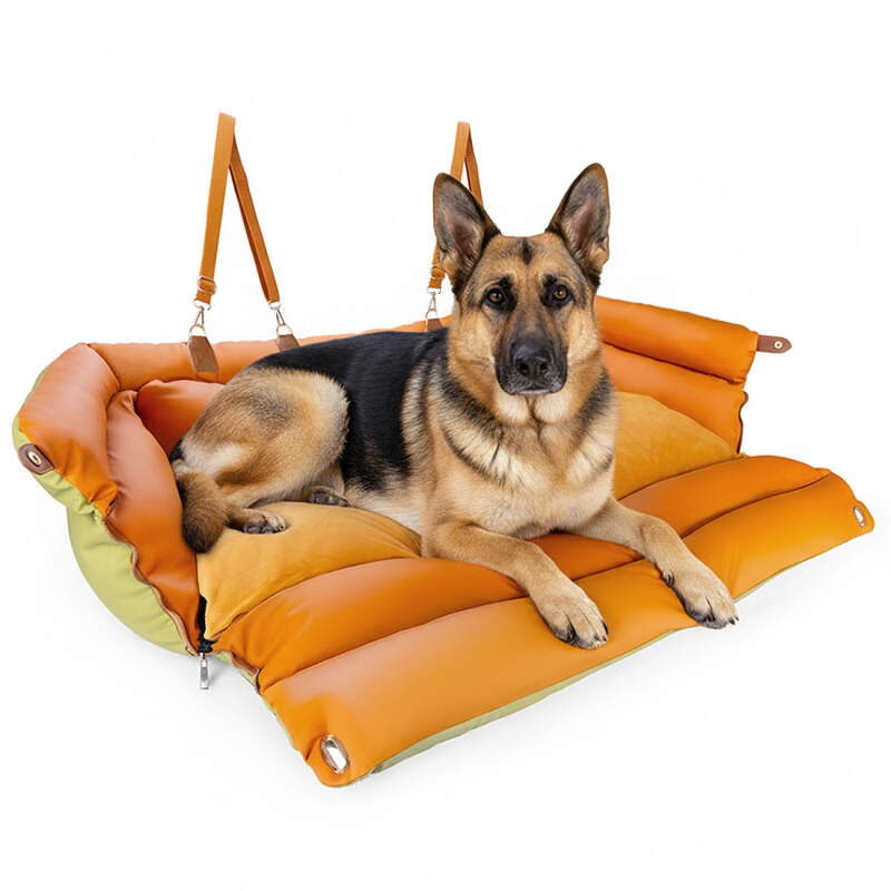 2-in-1 Dog Car Seat & Travel Bed (Green) - Image 2