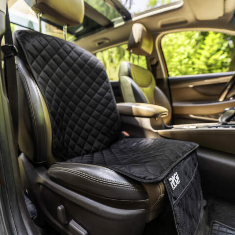 Alternative view of 2-in-1 Dog Car Seat Cover & Backrest Organizer