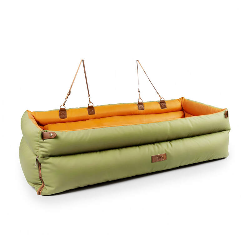 2-in-1 Dog Car Seat & Travel Bed (Green) - Image 6