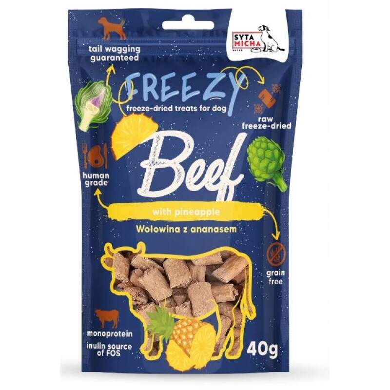 Freeze-Dried Beef Treats with Pineapple