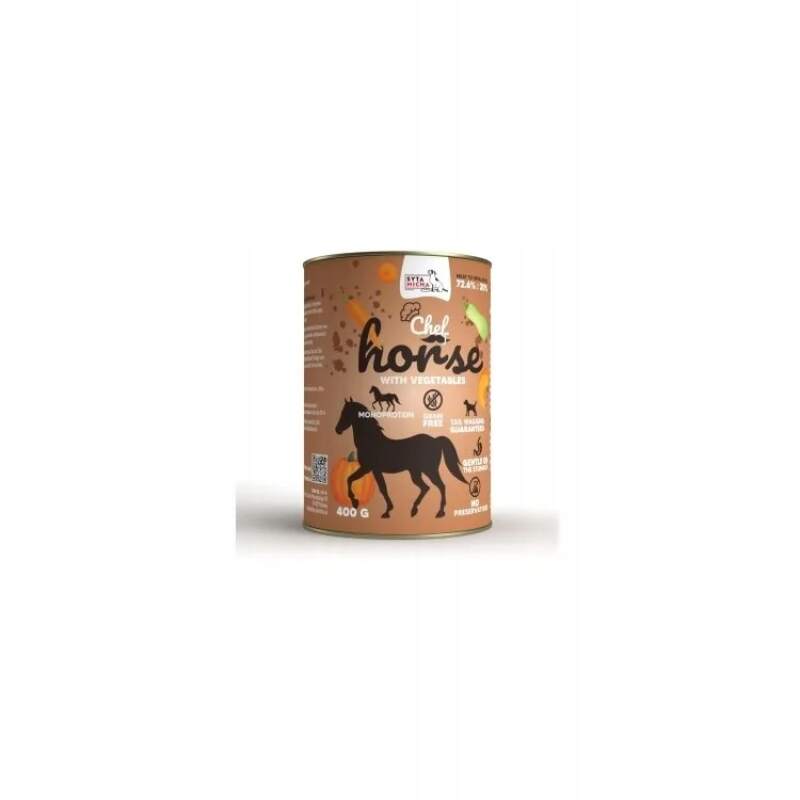Horse Meat & Vegetable Wet Dog Food (400g)