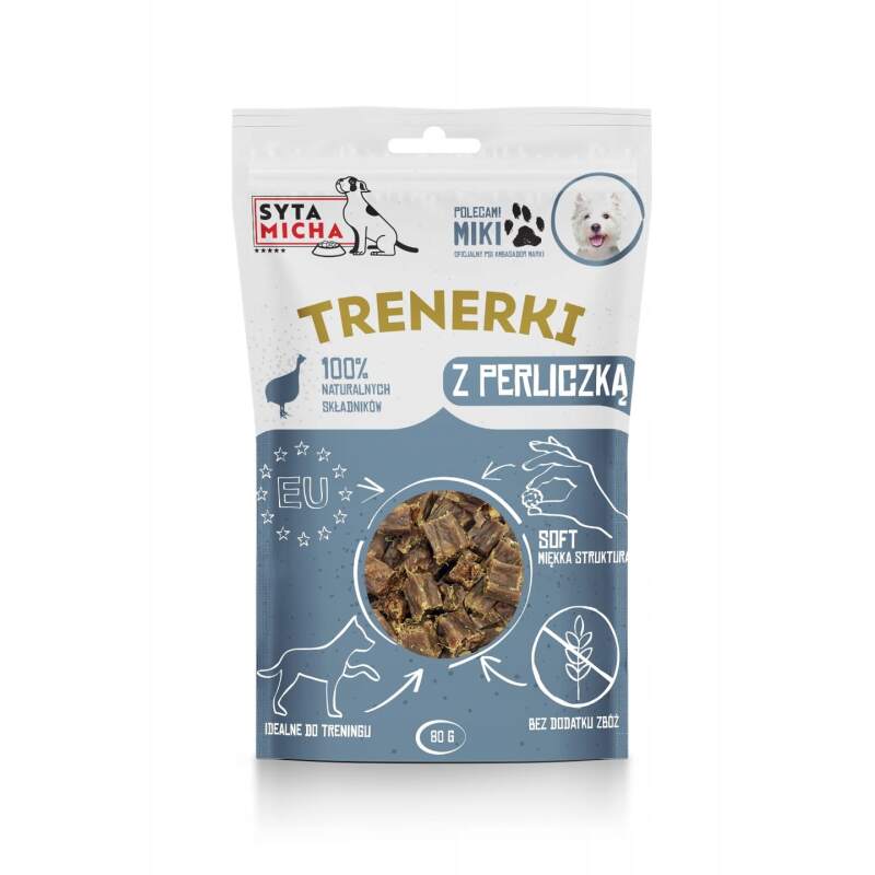 Soft Guinea Fowl Training Treats for Dogs (80 g)