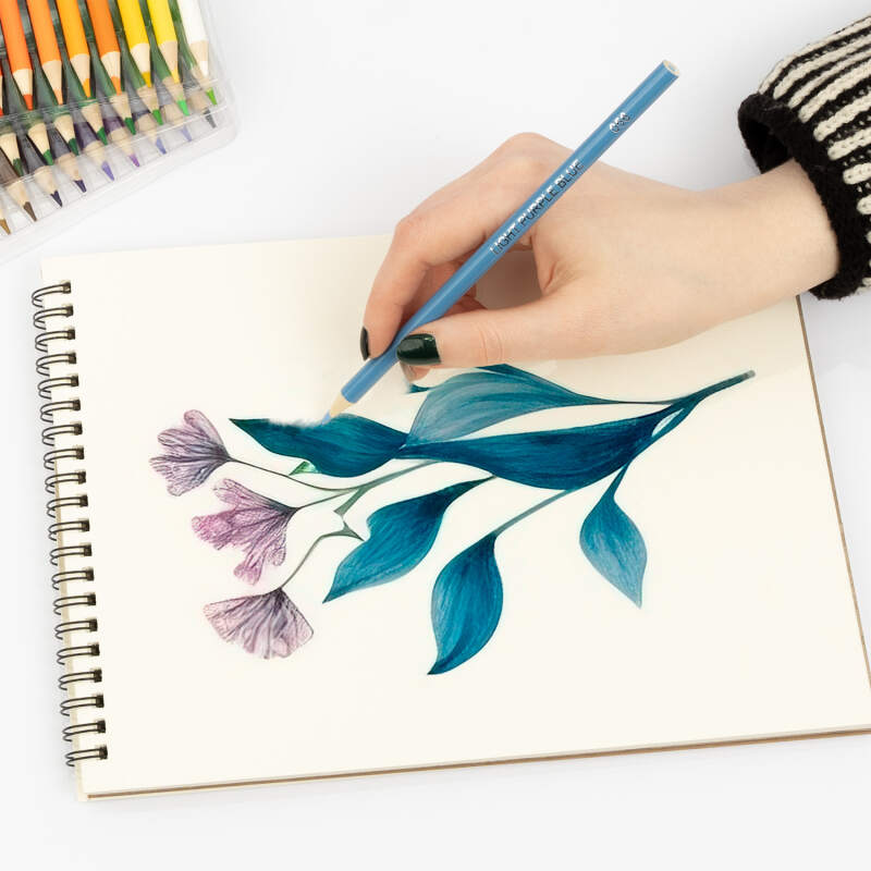 Soft Oil Pastel Pencils Set – 72 Colors in a Case - Image 3