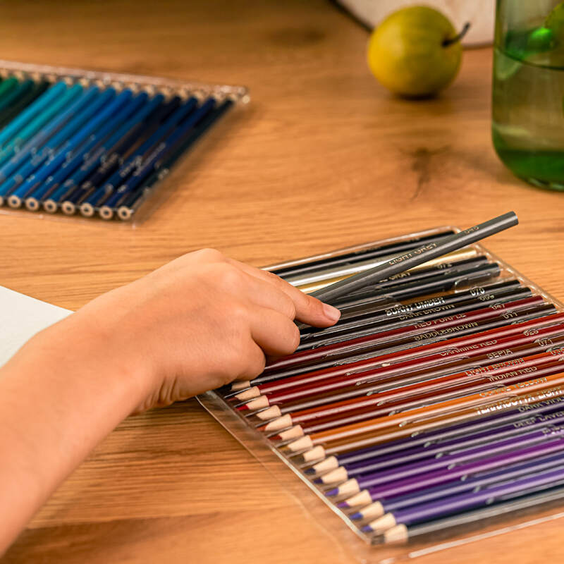 Soft Oil Pastel Pencils Set – 72 Colors in a Case - Image 7